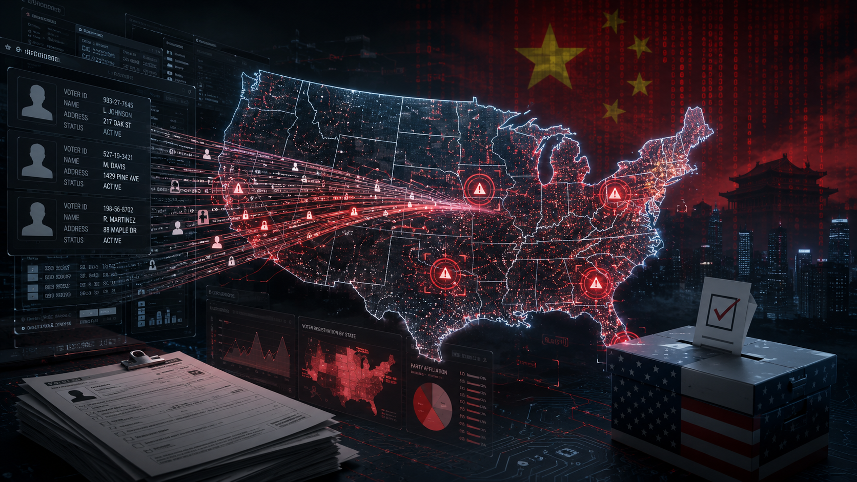 Trump Says China Acquired 220 Million U.S. Voter Files—What the Declassified Documents Show