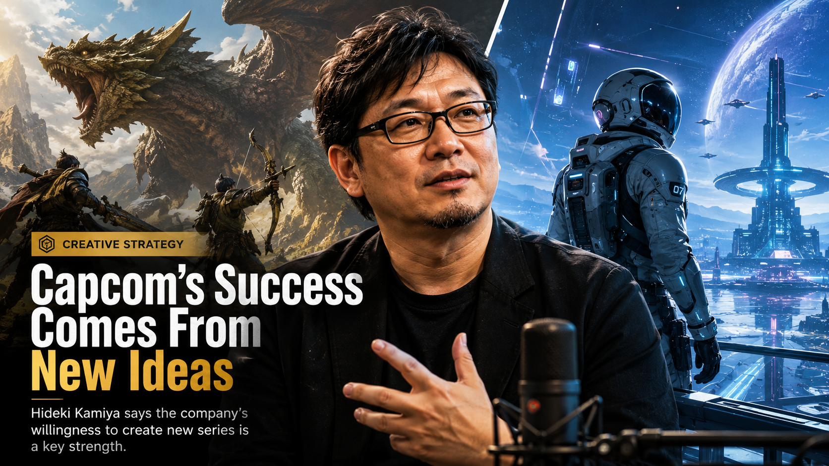 Hideki Kamiya Says Capcom’s Success Comes From Taking Chances on New Ideas